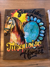 Load image into Gallery viewer, Sunshine Turquoise &amp; Horses
